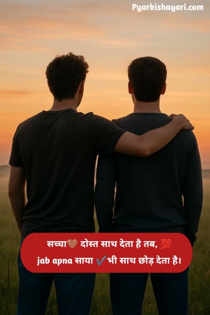 Dosti Shayari 2 Line